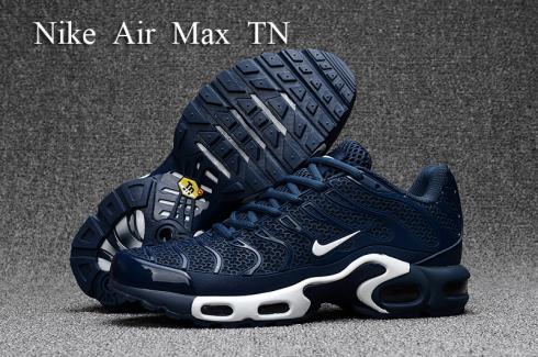 Nike Air Max Plus TN KPU темно-синие белые мужские кроссовки для бега 604133-080