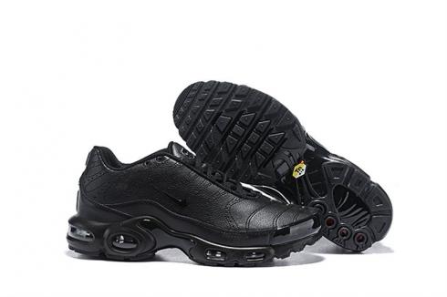 Sepatu Lari Nike Air Max Plus TN Prm 815994-101 Triple Black