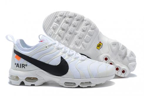 รองเท้าผู้ชาย Nike Air Max Plus TN Ultra 10 สีขาวสีดำ AJ0877-100