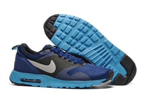 Nike Air Max Tavas Midnight Navy Neutral Grey Obsidian Men Trainers Shoes 705149-401