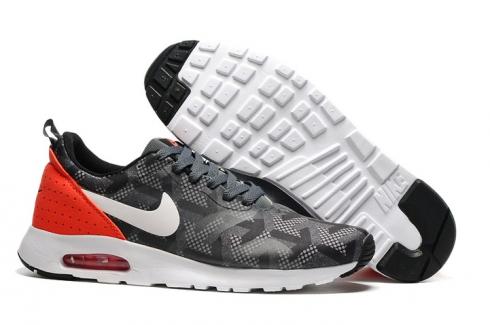 Nike Air Max Tavas SE Grey Red Men Running Shoes Sneakers Trainers 718895-006