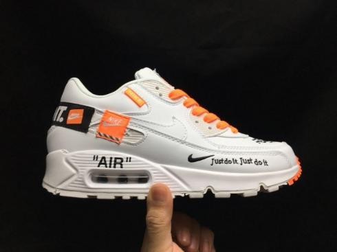 Nike Air Max 90 ZERO QS X Hvid Off Orange Hvid Sort 537384-100