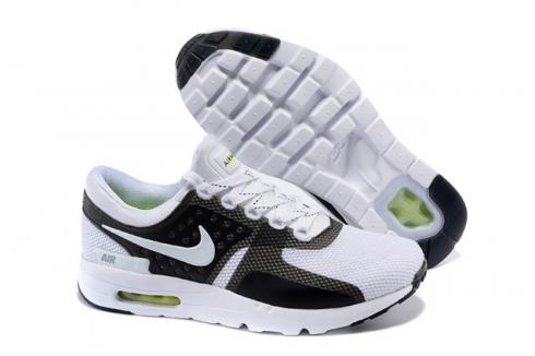 Nike Air Max Zero 0 QS Negro Blanco Flu Verde Hombres Zapatillas Zapatos 789695-006
