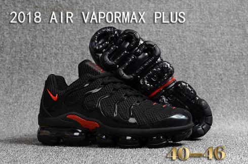 Sepatu Lari Nike Air Vapor Max Plus TN TPU Hot Black Red