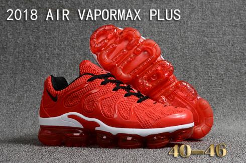 Nike Air Vapor Max Plus TN TPU รองเท้าวิ่ง Hot Chinese Red White