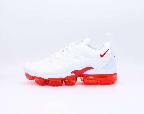 Nike Air Vapormax Plus, alb roșu, pantofi de alergare pentru bărbați 924453-162