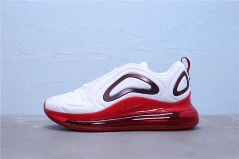 Sortie de la Nike Air-Max 720 en blanc et rouge gym CD2047-101