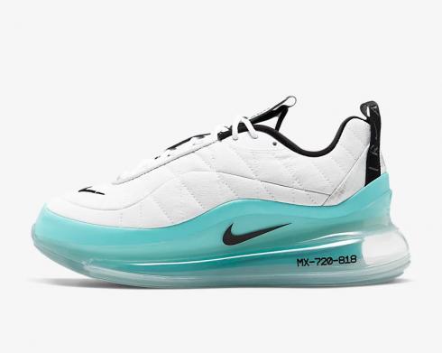 Sepatu Nike Air MX 720-818 Aqua Putih Biru Hitam CK2607-001