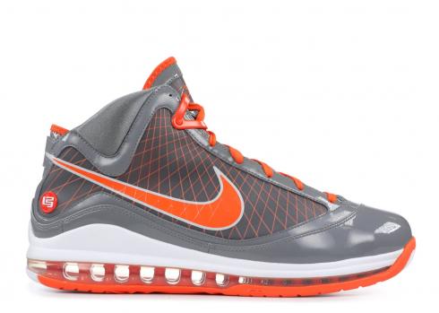 Air Max Lebron 7 Tb Orange White Blaze Grey Cool 393320-003