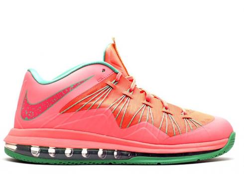 Nike Air Max Lebron 10 Low Watermelon Birght Mango Green Gamma 579765-801