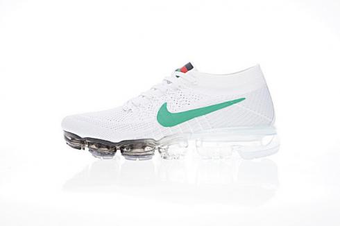 белые мужские кроссовки Nike Air Vapormax Flyknit Kenya 849558-444
