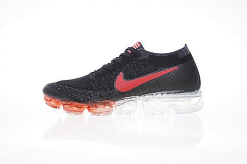 Nike Air Vapormax Flyknit White Red Premium Mens Running Shoes 849558-111