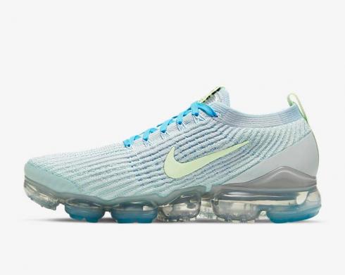 Nike Dame Air VaporMax Flyknit 3 Baltic Blue Barely Volt DC2051-001