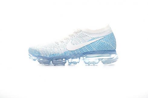 Nike Air Vapormax Flyknit 2017 Blanco Azul Zapatos para hombre 849560-194