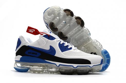 Sepatu Lari Nike Air Max 2018 90 KPU Off White Abu-abu Hitam Biru