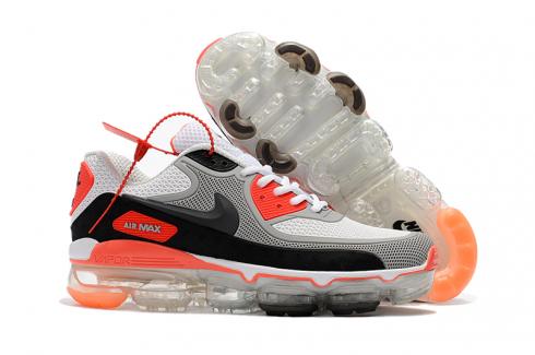 Off White Nike Air Max 2018 90 KPU Running Shoes Grey Black Orange