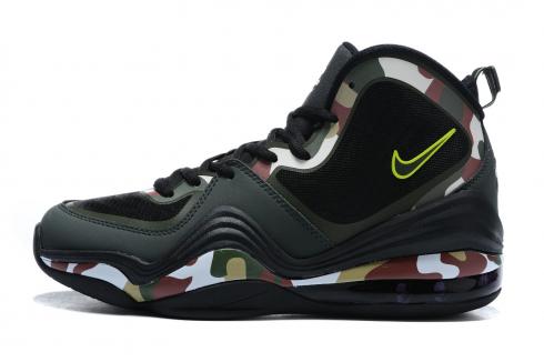 Nike Air Penny V 5 Camouflage Army Green Basketball Shoes 537331-009