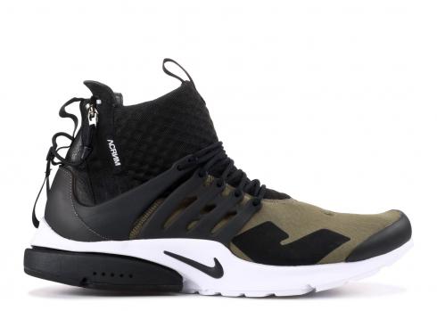 Air Presto Mid Acrónimo Acrónimo Olive Med Dust Negro 844672-200