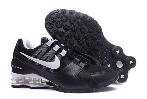 Nike Air Shox Avenue 802 รองเท้าผู้ชายสีขาวดำ