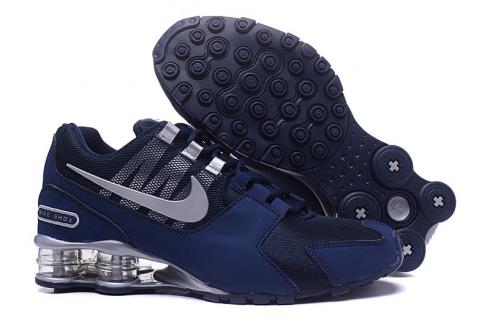 Nike Air Shox Avenue 802 네이비 블루 화이트 남성 신발 .