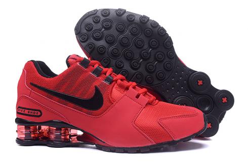 Nike Air Shox Avenue 802 Rojo Negro Hombres Zapatos