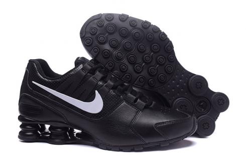 schwarze und weiße Nike Air Shox Avenue 803-Herrenschuhe