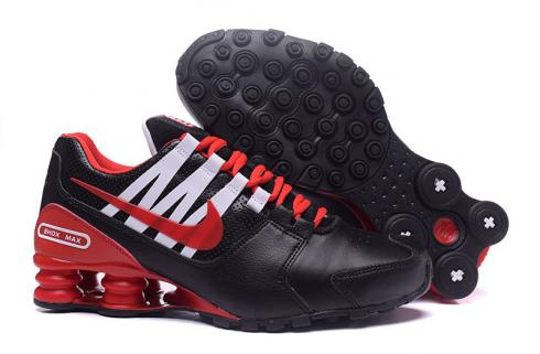 Nike Air Shox Avenue 803 preto branco vermelho masculino Sapatos