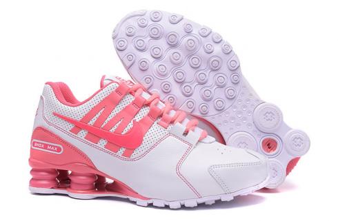 Nike Air Shox Avenue 803 branco rosa feminino Sapatos