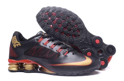 Nike Air Shox 808 Zapatos Para Correr Hombres Negro Oro