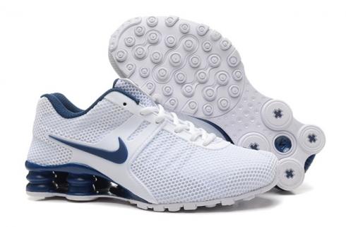 Nike Shox Current 807 Net Men 신발 화이트 다크 블루, 신발, 운동화를