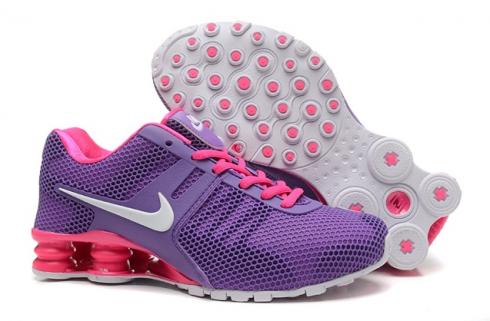 Nike Shox Current 807 Net 여성 신발 퍼플 핑크 레드 화이트, 신발, 운동화를