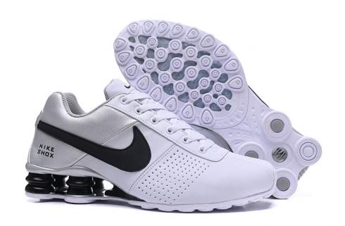 Nike Air Shox Deliver 809 Sepatu Lari Pria Putih Hitam
