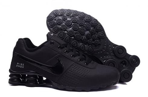 Nike Shox Deliver Men Shoes Total Black Casual Trainers Кроссовки 317547