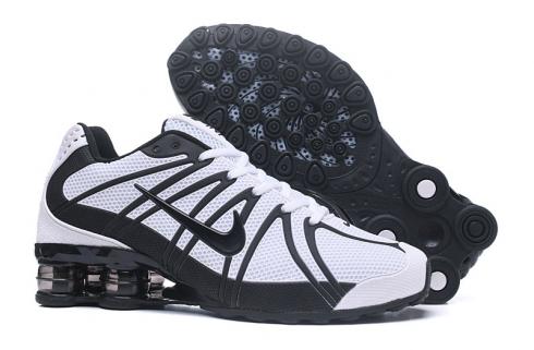 Nike Air Shox OZ TPU Men รองเท้าวิ่งสีดำสีขาว