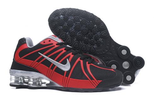 Nike Air Shox OZ TPU Men รองเท้าวิ่งสีแดงสีดำสีขาว
