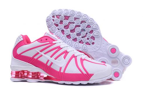 Nike Air Shox OZ TPU Damen Laufschuhe Weiß Rosa