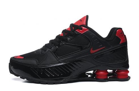 Nike Air Shox Enigma Noir Rouge Baskets Chaussures de Course BQ9001-006