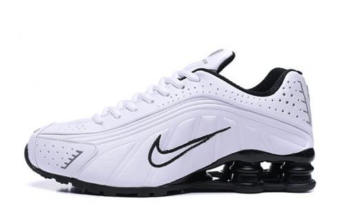 Nike Shox R4 301 Beyaz Siyah Erkek Retro Koşu Ayakkabısı BV1111-101,ayakkabı,spor ayakkabı