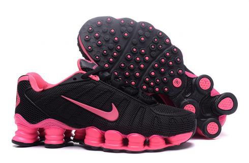 Nike Air Shox TLX 0018 TPU Black Pink женские туфли