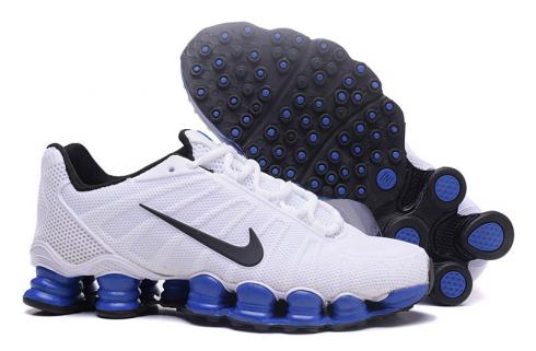 Nike Air Shox TLX 0018 TPU branco preto azul masculino Sapatos