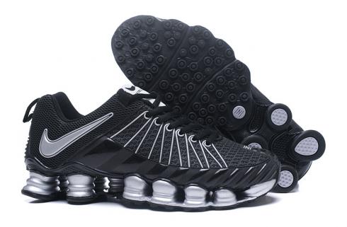 Nike Shox TLX heren casual stijl schoenen TPU zwart zilver