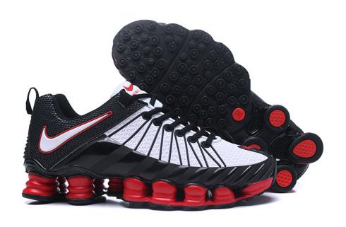 Sepatu Gaya Kasual Pria Nike Shox TLX TPU Hitam Putih Merah
