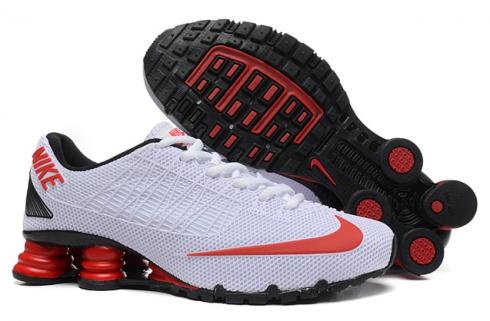 Nike Shox Turbo 21 KPU Uomo Scarpe Sneakers Pure Bianco Rosso Nero