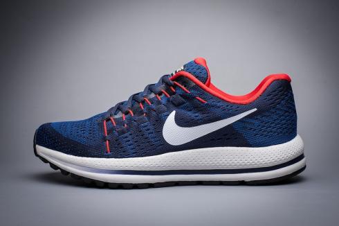 Nike Air Zoom Vomero 12 รองเท้าวิ่งสีน้ำเงิน Navy Lace Up 863762-402