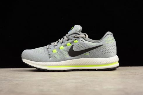 Nike Air Zoom Vomero 12 Grey Running Shoes Lace Up 863763-002