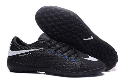 Nike Hypervenom Phantom III TF LOW 中幫黑銀足球鞋