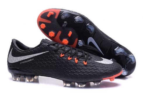 Buty piłkarskie Nike Hypervenom Phelon III FG czarno-pomarańczowe