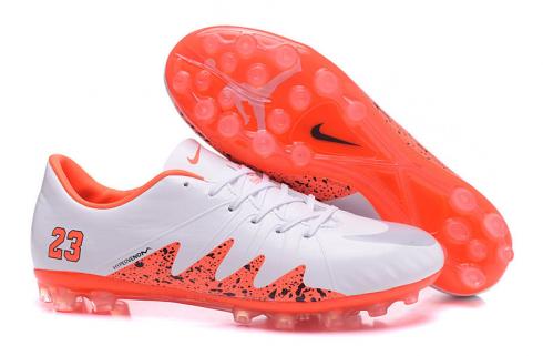 Nike Hypervenom Phantom II NJR JORDAN Nízké fotbalové boty Bílá Červená