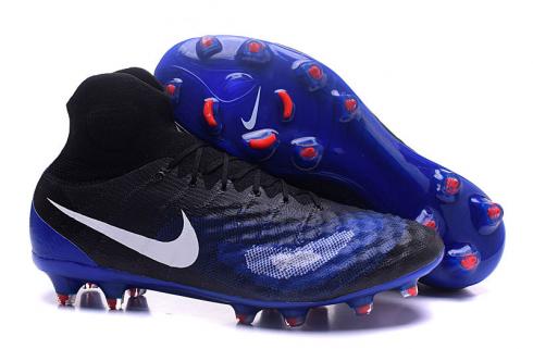 Nike Magista Obra II FG Soccers Football Shoes ACC Navy Blue Black