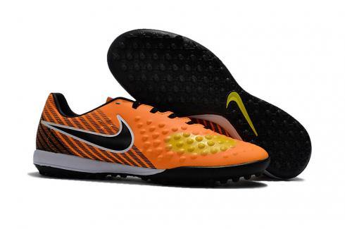 Nike Magista Orden II TF faible aide hommes orange noir chaussures de football